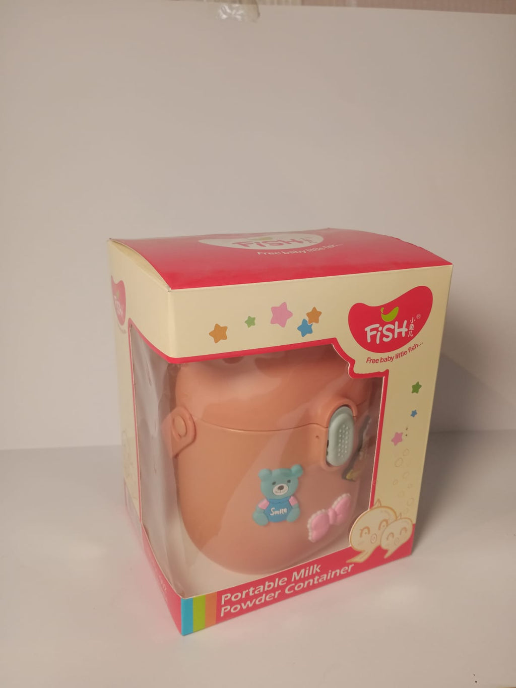 Cosmo-Bear Portable Kids Snack Box – Leakproof Baby Formula Case with Swivel Handle