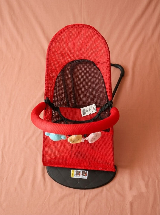 Premium Baby Bouncer Seat with Toy Bar – Comfortable &amp; Safe Infant Rocker