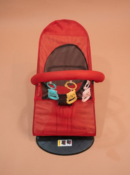 Premium Baby Bouncer Seat with Toy Bar – Comfortable &amp; Safe Infant Rocker