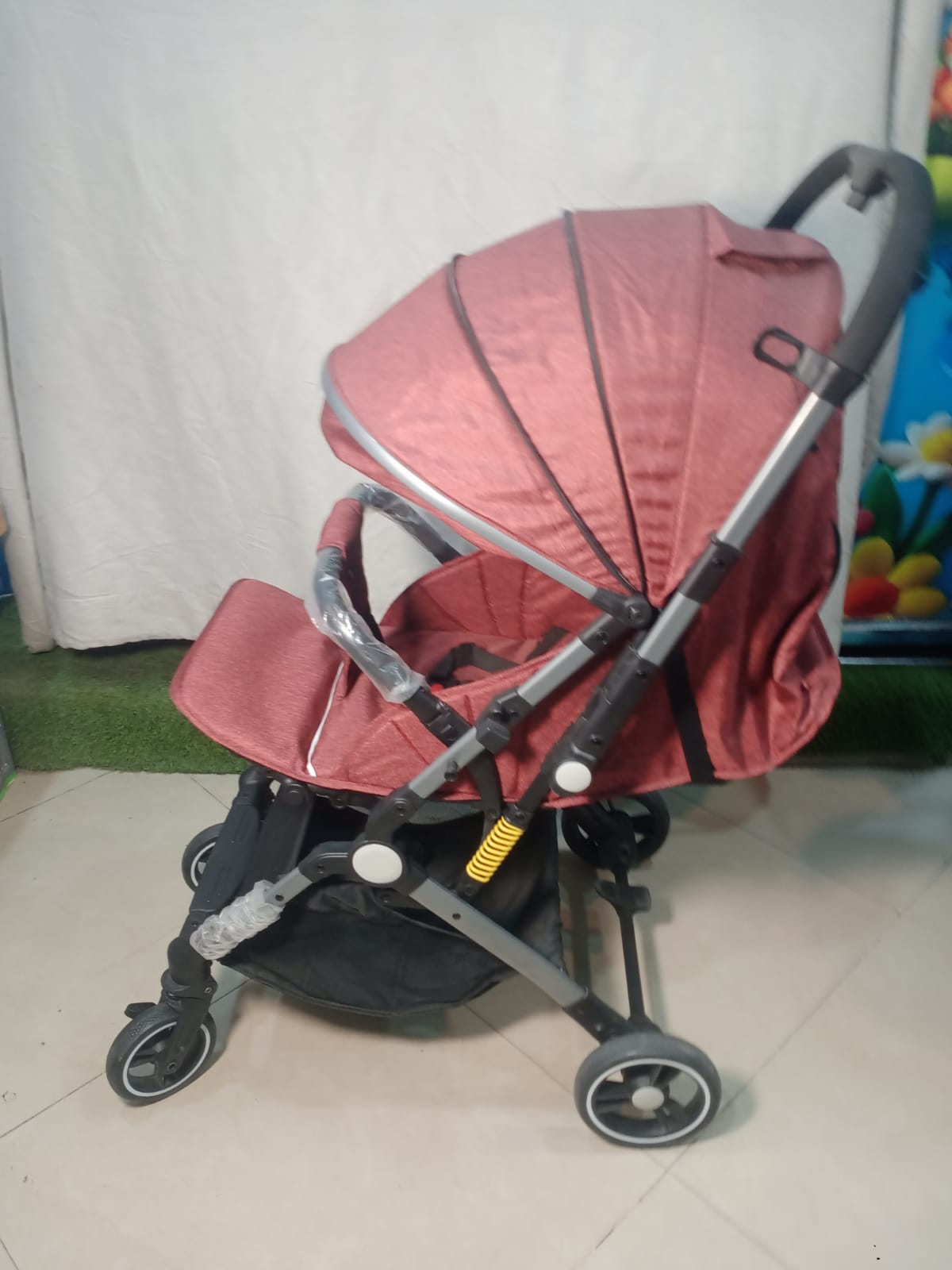 Luxury Baby Stroller – Foldable, Comfortable &amp; Travel-Friendly Pram