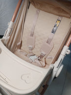 Nest-Comfort Lightweight Toddler Stroller – Compact City Pram with Removable Snack Tray &amp; Storage Basket