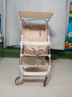 Nest-Comfort Lightweight Toddler Stroller – Compact City Pram with Removable Snack Tray &amp; Storage Basket