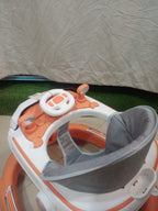 Speedster Interactive Baby Walker – 2-in-1 Toddler Activity Center with Racing Steering Wheel &amp; Music