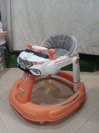 Speedster Interactive Baby Walker – 2-in-1 Toddler Activity Center with Racing Steering Wheel &amp; Music