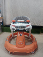 Speedster Interactive Baby Walker – 2-in-1 Toddler Activity Center with Racing Steering Wheel &amp; Music