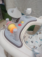 Panda-Pal Interactive Baby Walker – 2-in-1 Toddler Activity Center with Musical Panda Toy &amp; Bead Maze