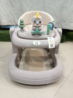 AZ Baby Dinosaur Pals 2-in-1 Baby Walker &amp; Interactive Activity Center (Soft Taupe)