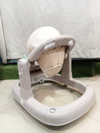 AZ Baby Dinosaur Pals 2-in-1 Baby Walker &amp; Interactive Activity Center (Soft Taupe)