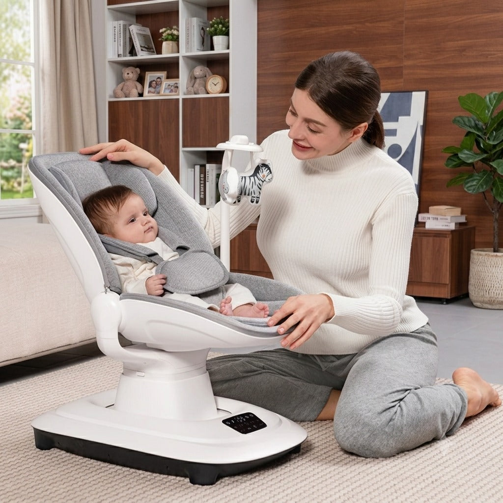 Mastela Deluxe 3-in-1 Bassinet – Convertible Bedside Sleeper, Standalone Baby Cradle, and Portable Travel Cot