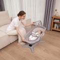 Deluxe Motorized Infant Rocker Lounge – Automatic Soothing Baby Glider with Interactive Toy Bar
