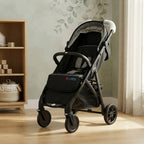 Bravo Urban Glide Compact Travel Stroller – Shadow Black &amp; Charcoal